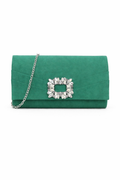 ARIA CLUTCH BAG - GREEN