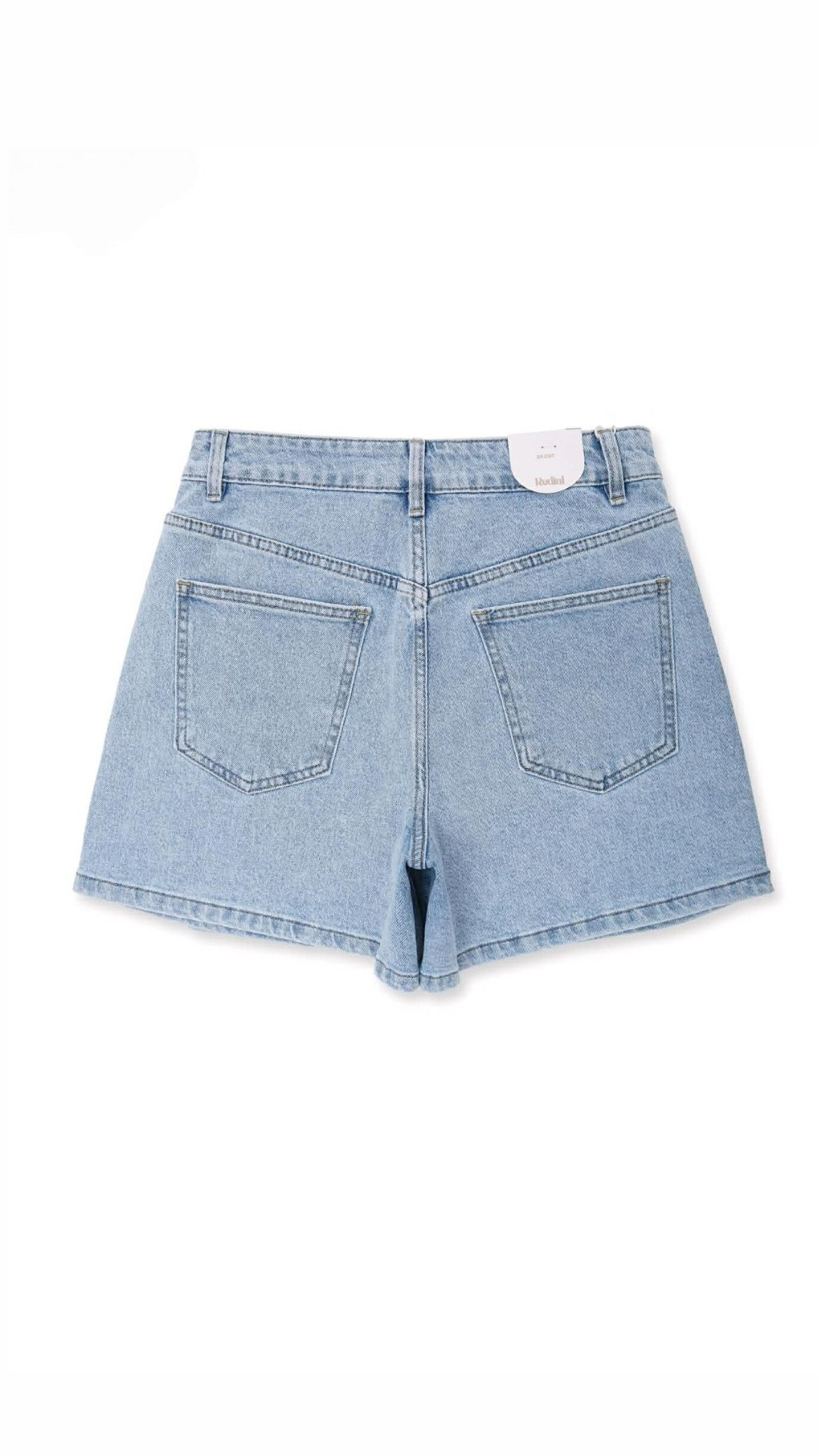 Bella Denim Skort – Light Wash Wrap Style