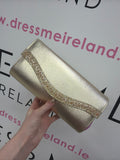ZITA CLUTCH BAG IN GOLD