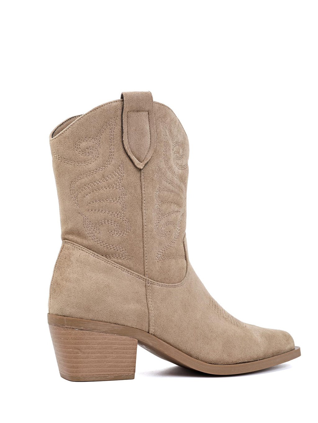 Sadie Western Boot - Khaki