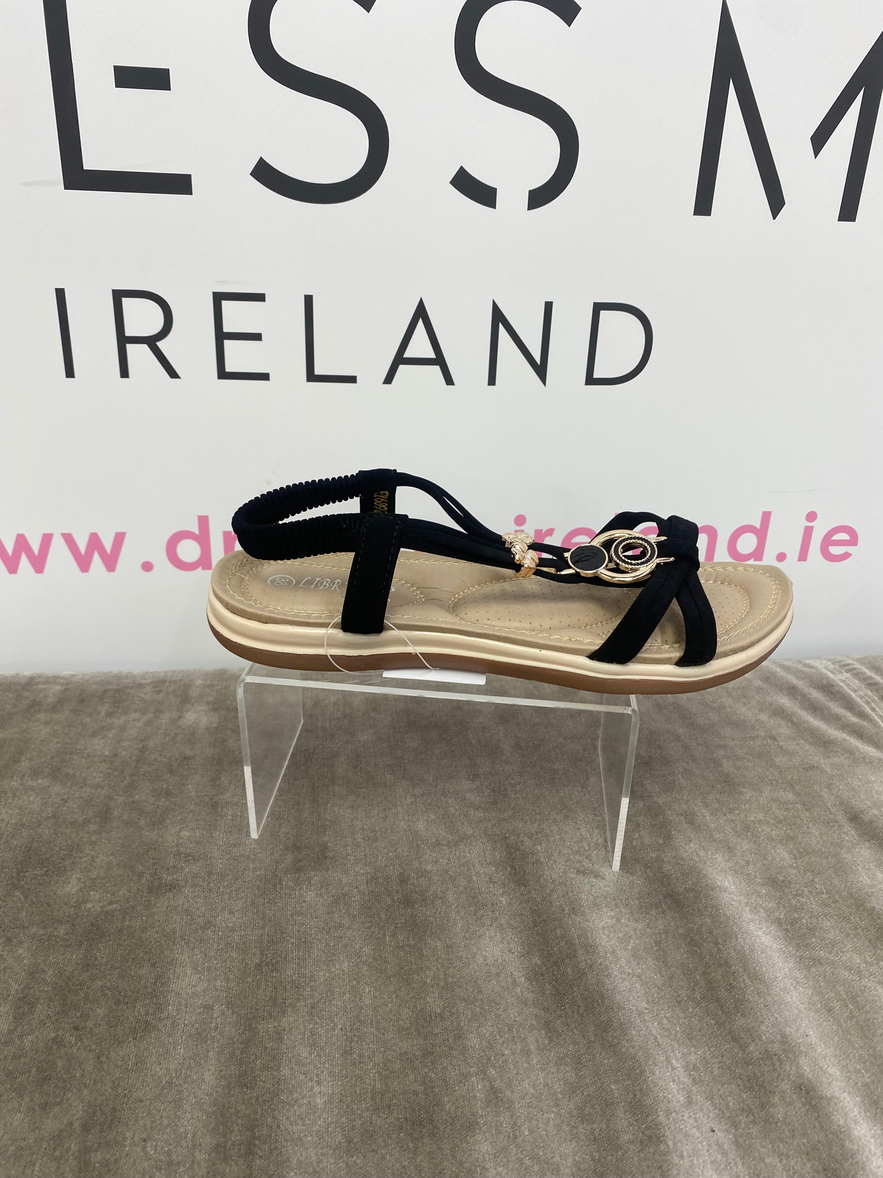 GIA SANDAL - BLACK