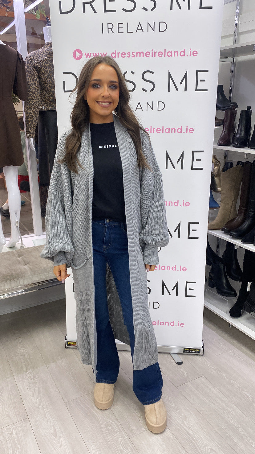MIA CARDIGAN - GREY