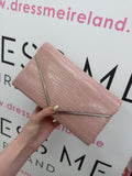 WREN CLUTCH BAG IN FLESH