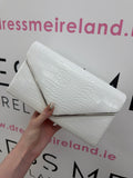 WREN CLUTCH BAG IN WHITE