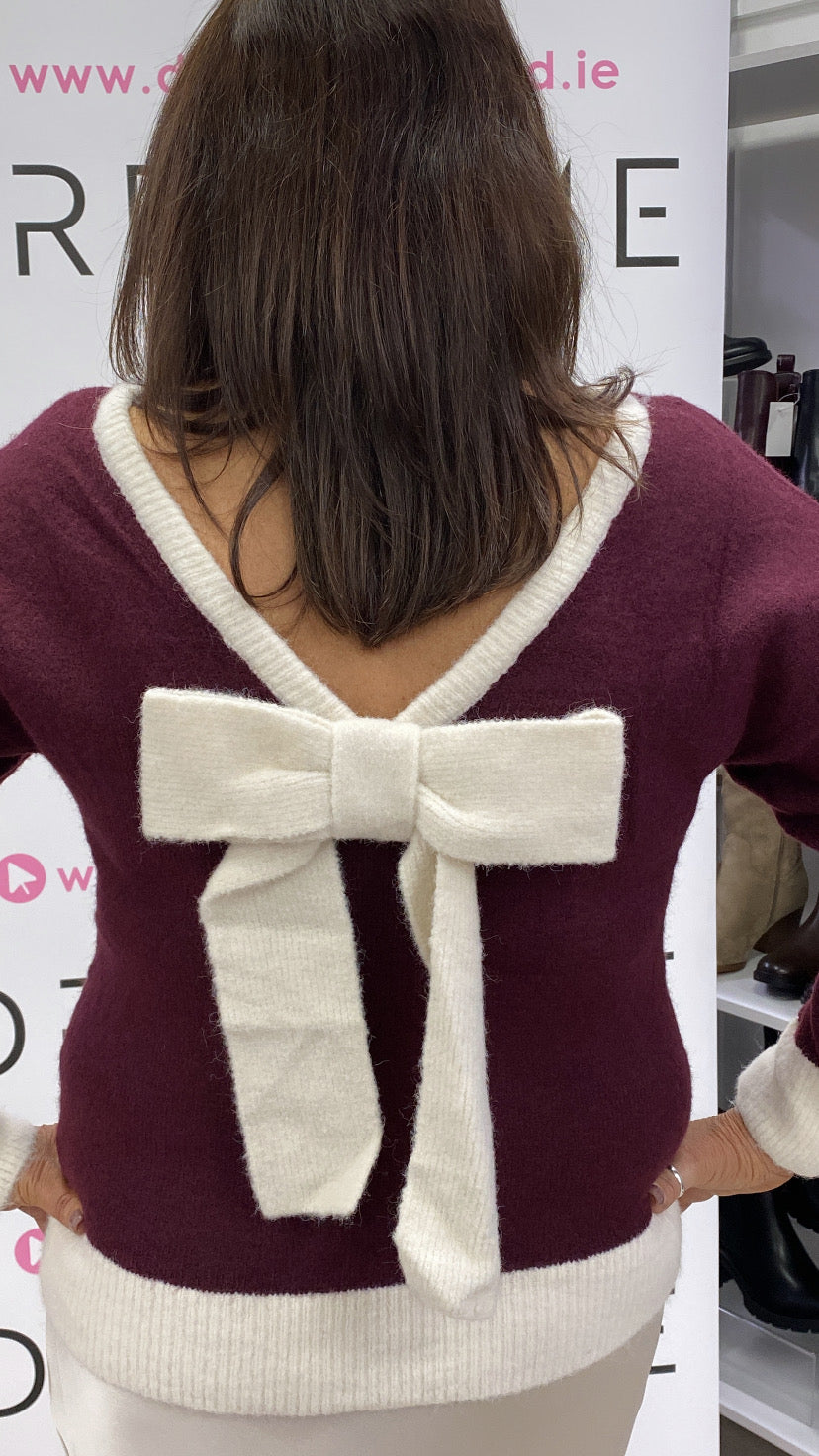 THEA JUMPER - BURGANDY