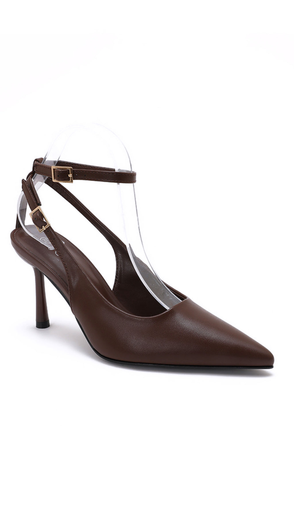 MEGAN HEELS - BROWN