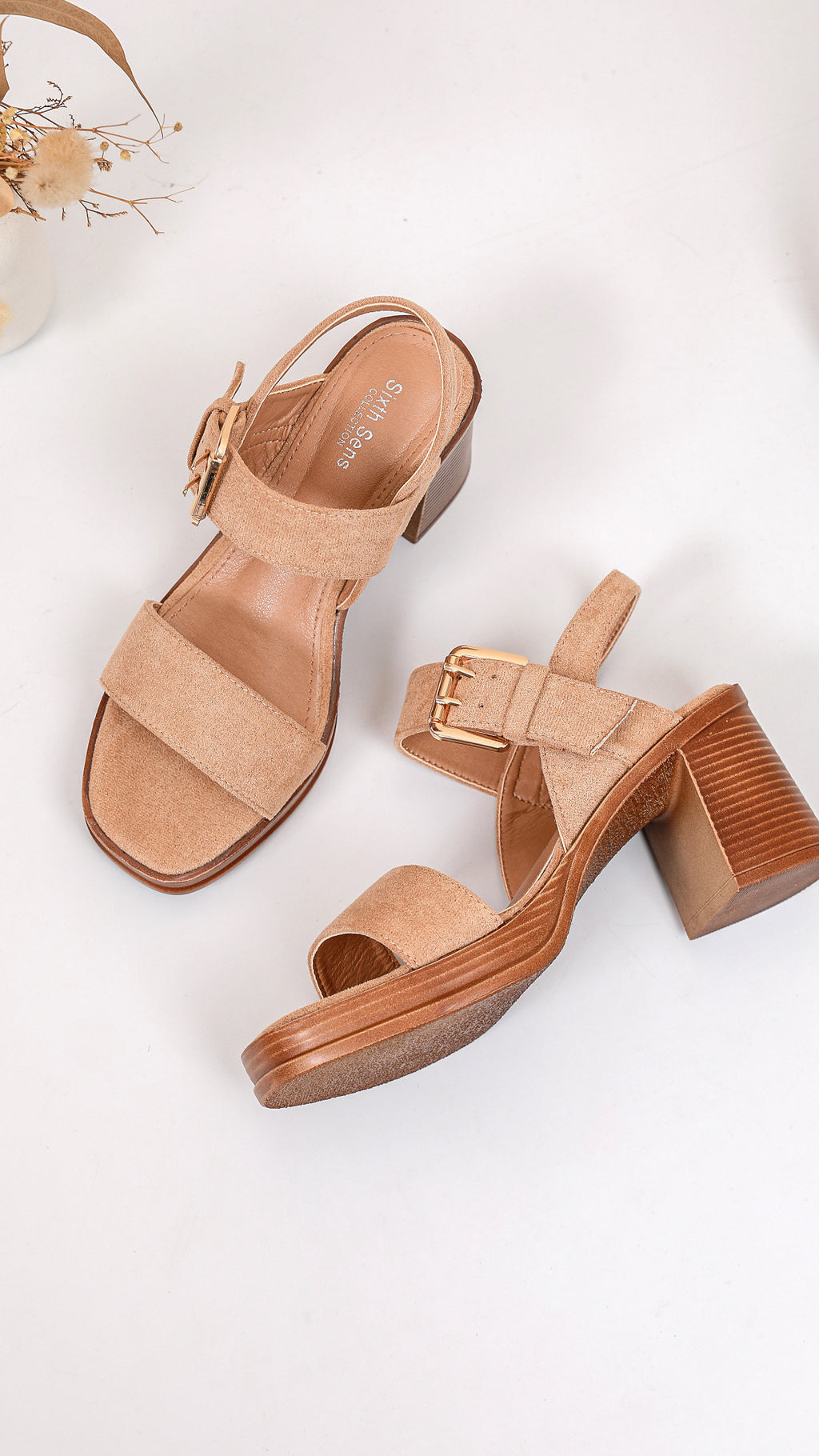 INGRID SANDAL - CAMEL