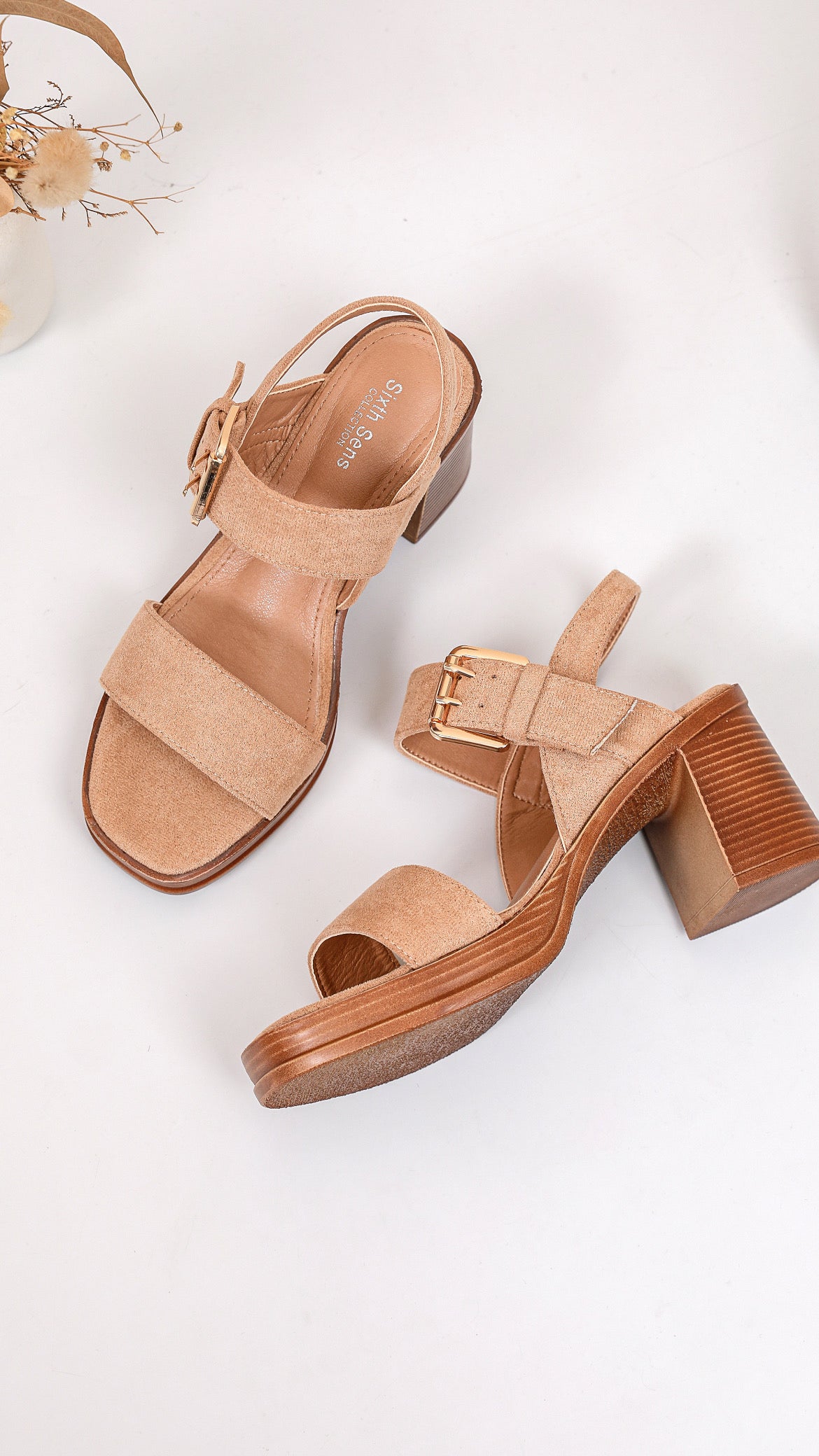 INGRID SANDAL - CAMEL