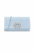 ARIA CLUTCH BAG - LIGHT BLUE