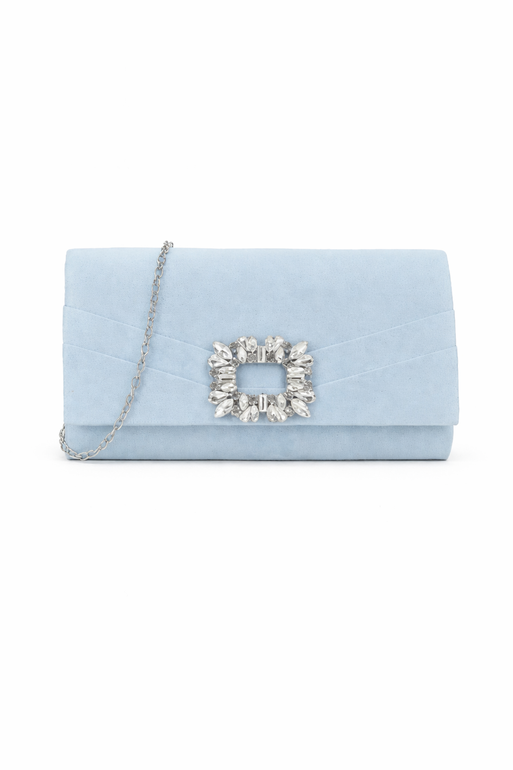 ARIA CLUTCH BAG - LIGHT BLUE