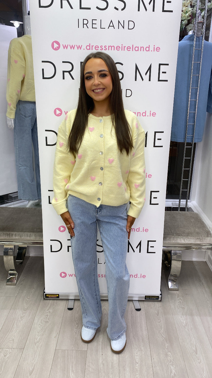 CAOIMHE CARDIGAN - YELLOW