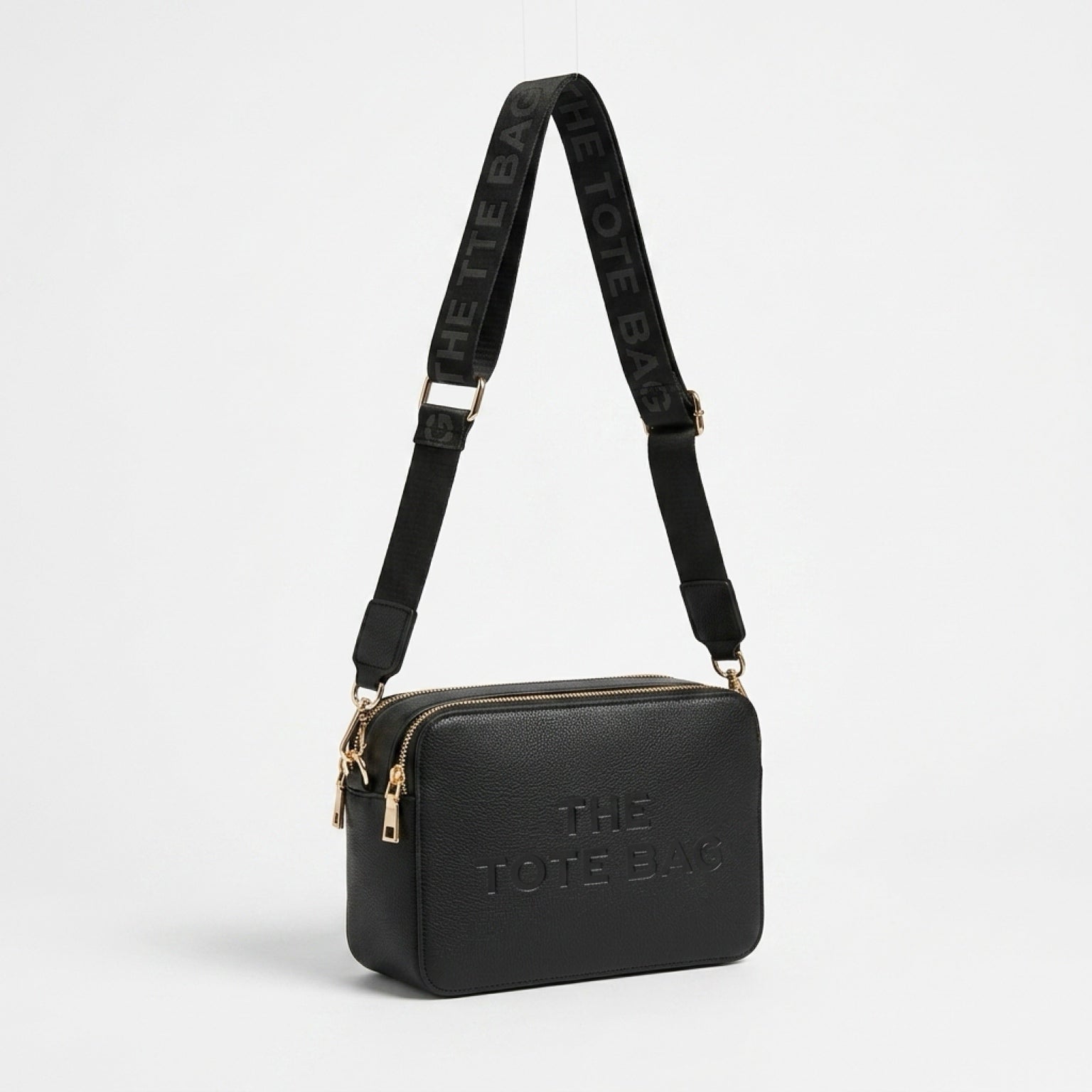 MIA Crossbody Tote Bag - Black