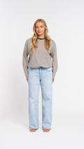 Celia Wide-Leg Jeans – Light Wash Denim