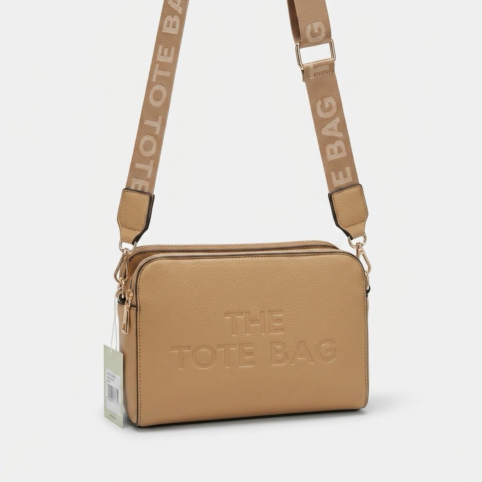 MIA Crossbody Tote Bag - Apricot