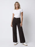 Bonnie Chocolate Wide Leg Jeans