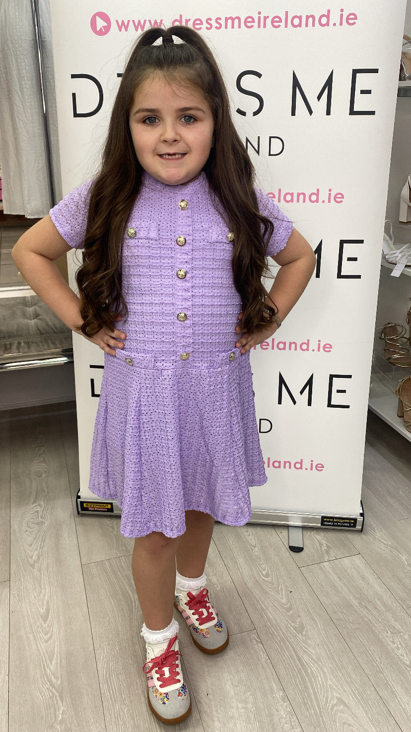 LAYLA DRESS - LILAC