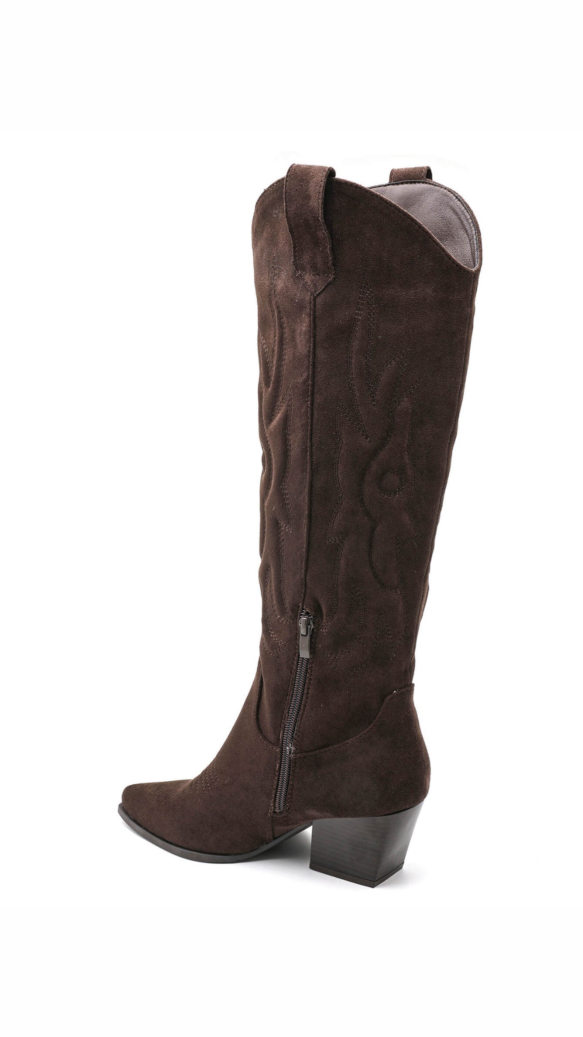 EVE COWBOY WESTERN BOOTS - BROWN