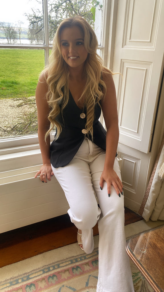 ROSIE WAISTCOAT BLACK