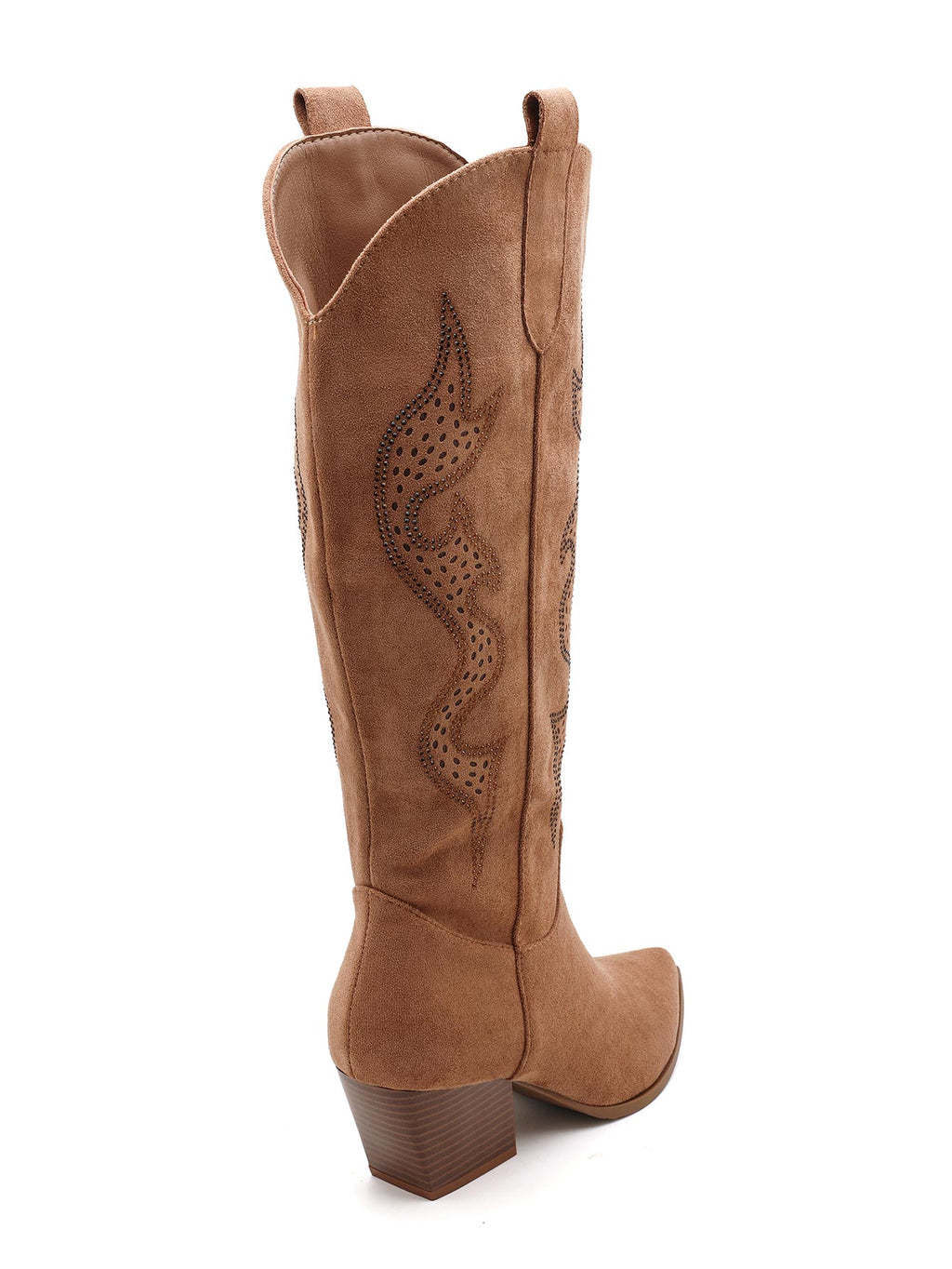 Cassidy Western Knee-High Cowboy Boots – Camel