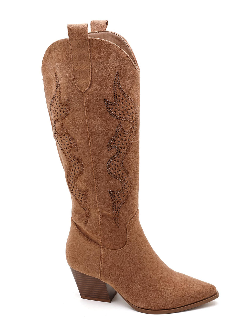 Cassidy Western Knee-High Cowboy Boots – Camel