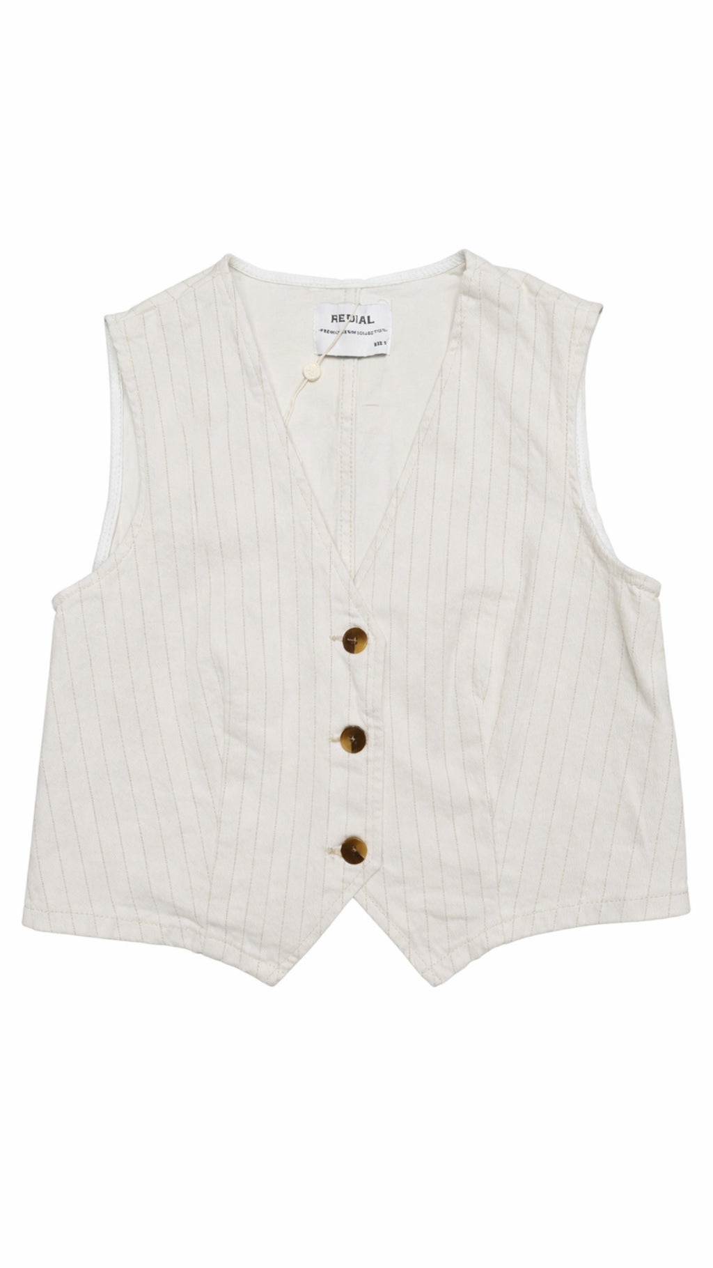 HALLIE WAISTCOAT - CREAM
