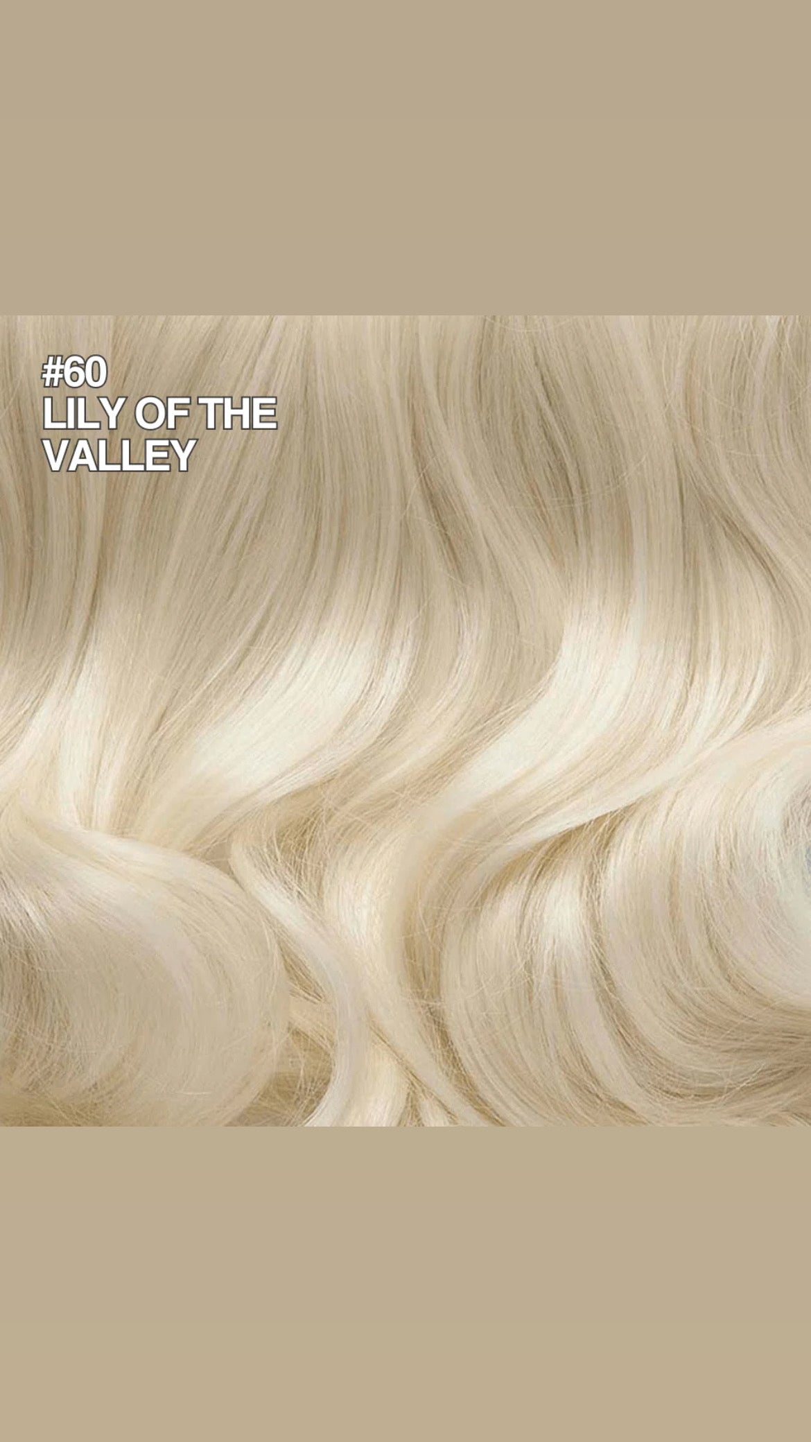 LILY OF THE VALLEY WAND WAVE ONE PIECE HAIR EXTENSION