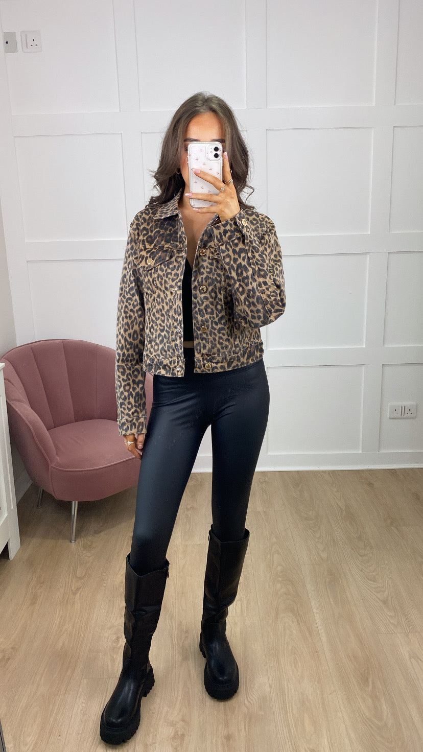 OLIVIA JACKET LEOPARD