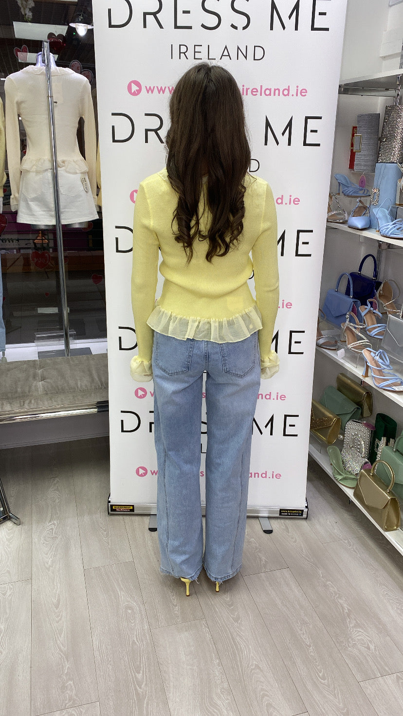 KELLY TOP - YELLOW