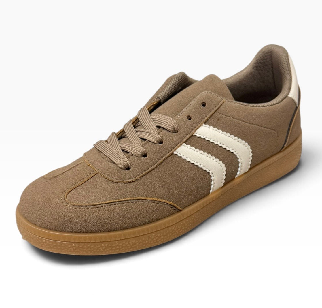 Leanne Retro Trainers – Khaki