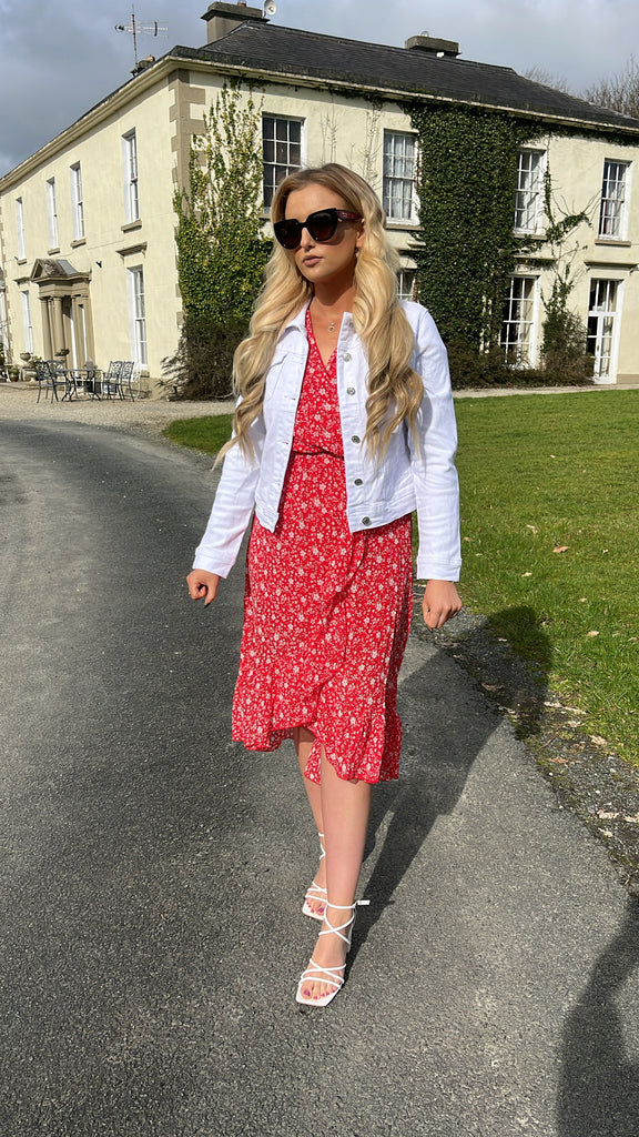 FREDA WHITE DENIM JACKET
