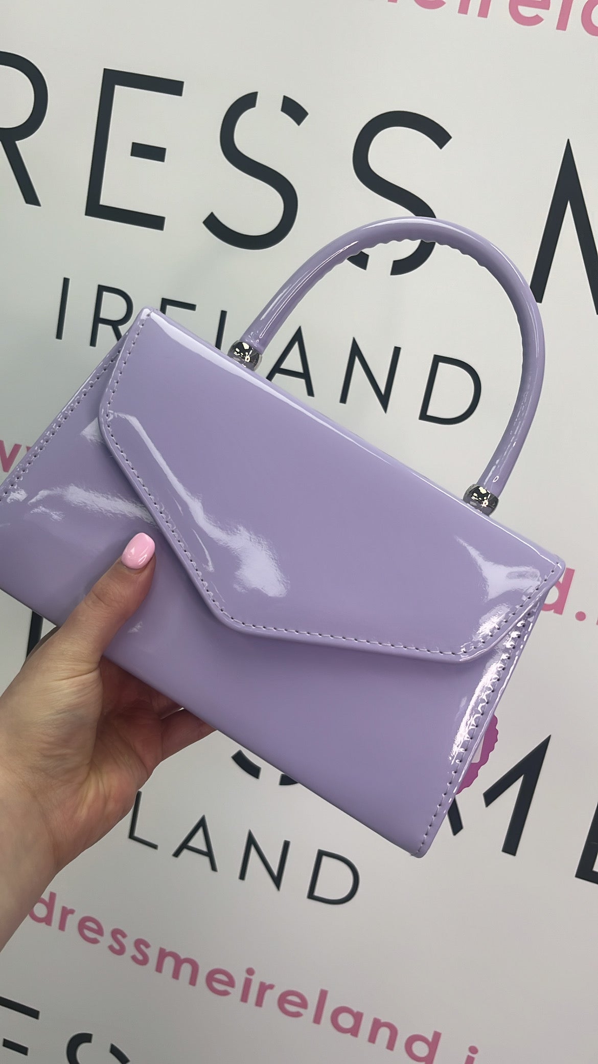 LARA CLUTCH BAG - LILAC