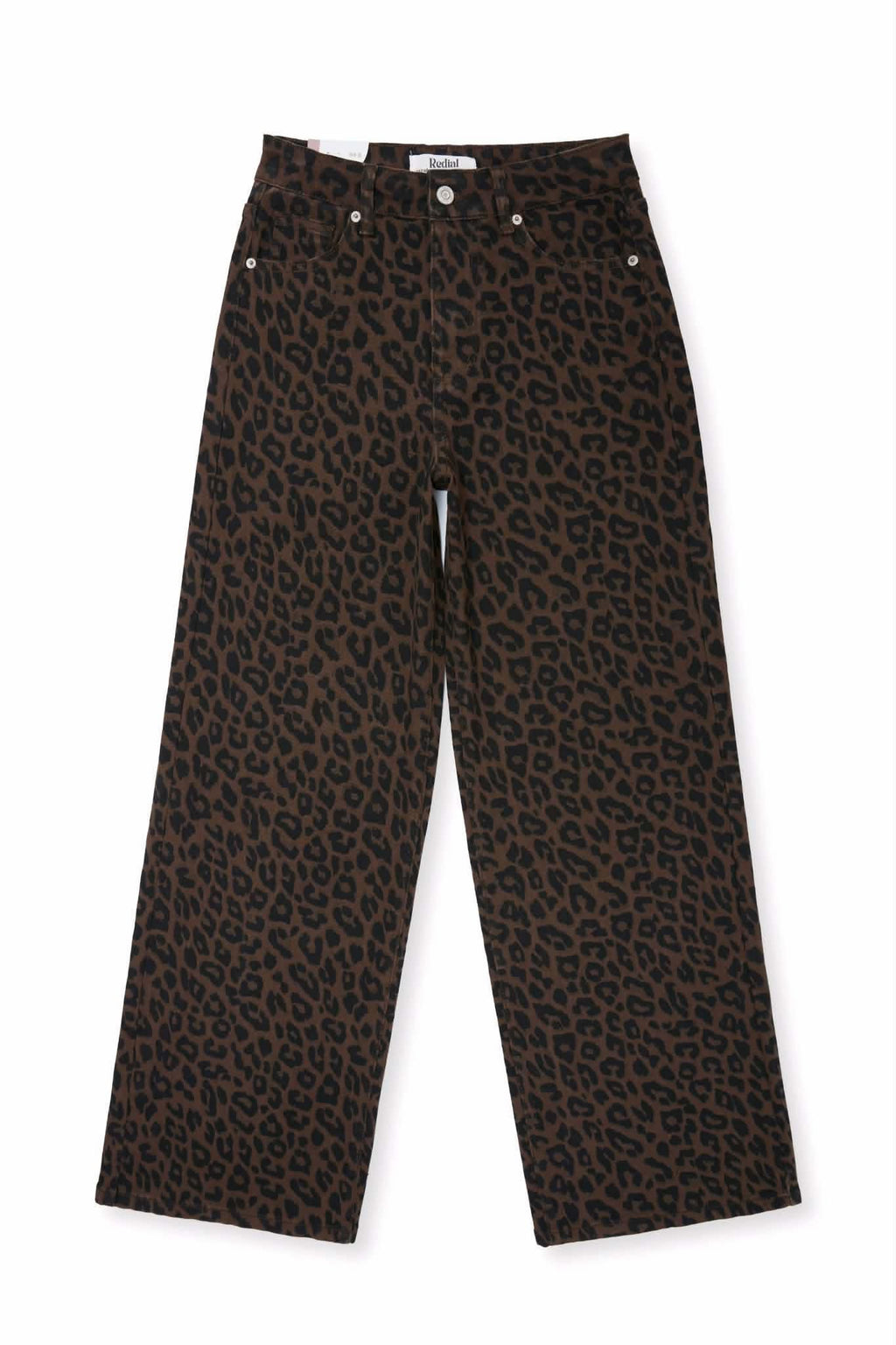 FREYA Leopard Print Wide-Leg Jeans