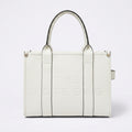 RIA Structured Tote Bag - White