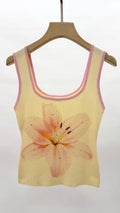 Siena Floral Knit Tank Top