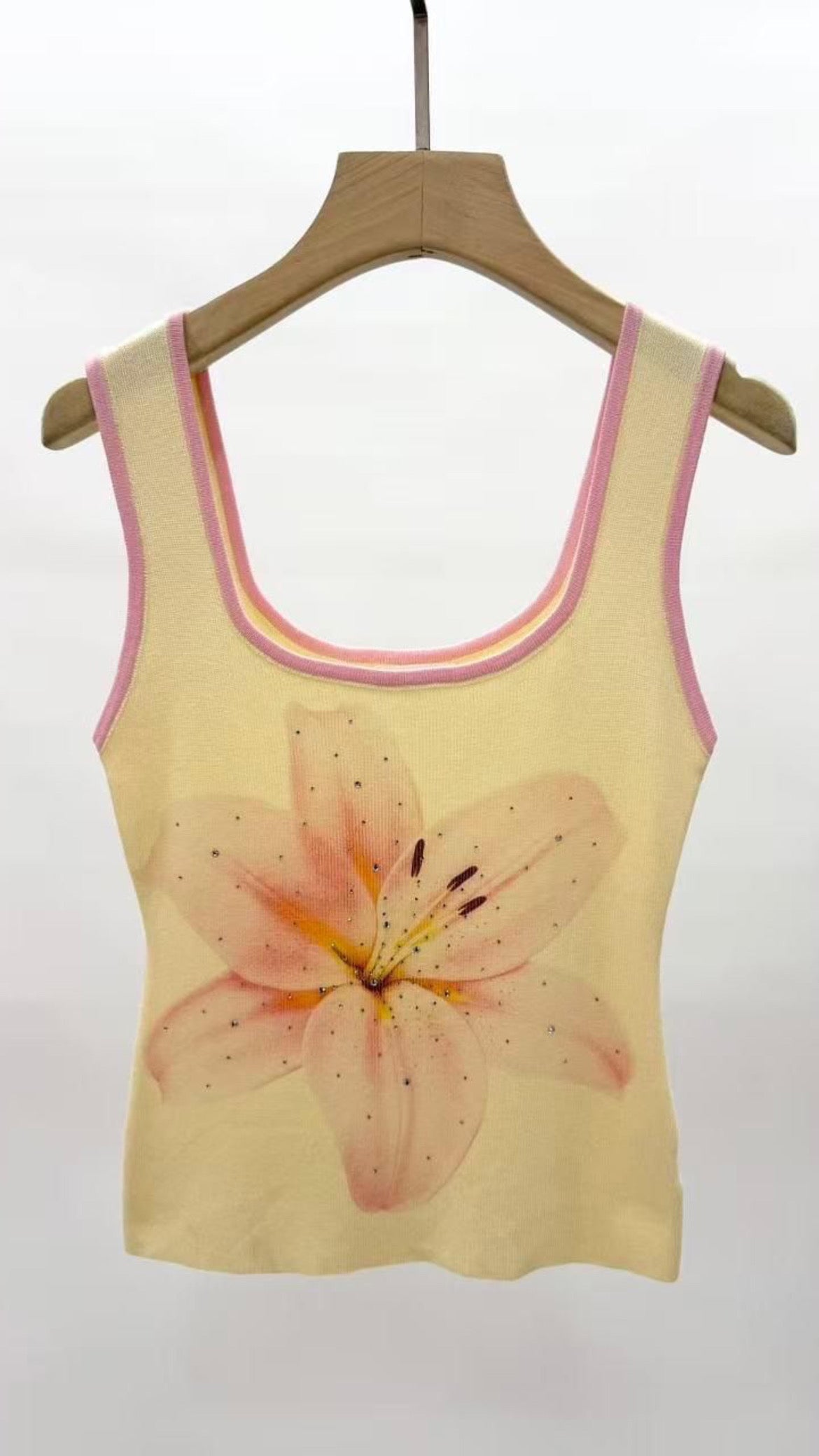 Siena Floral Knit Tank Top