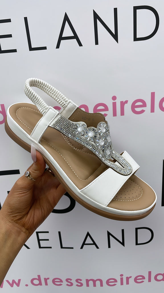 LOUISE WHITE SANDAL