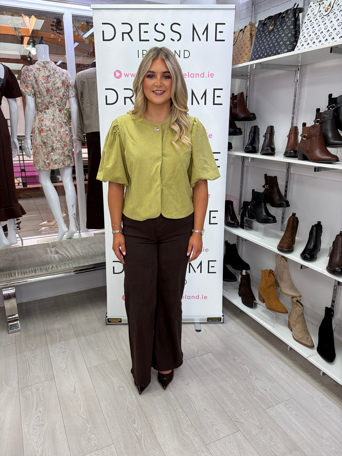 Molly Toxik Brown Wide Leg Jeans