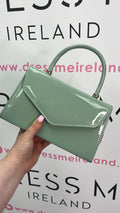 LARA CLUTCH BAG - SAGE GREEN