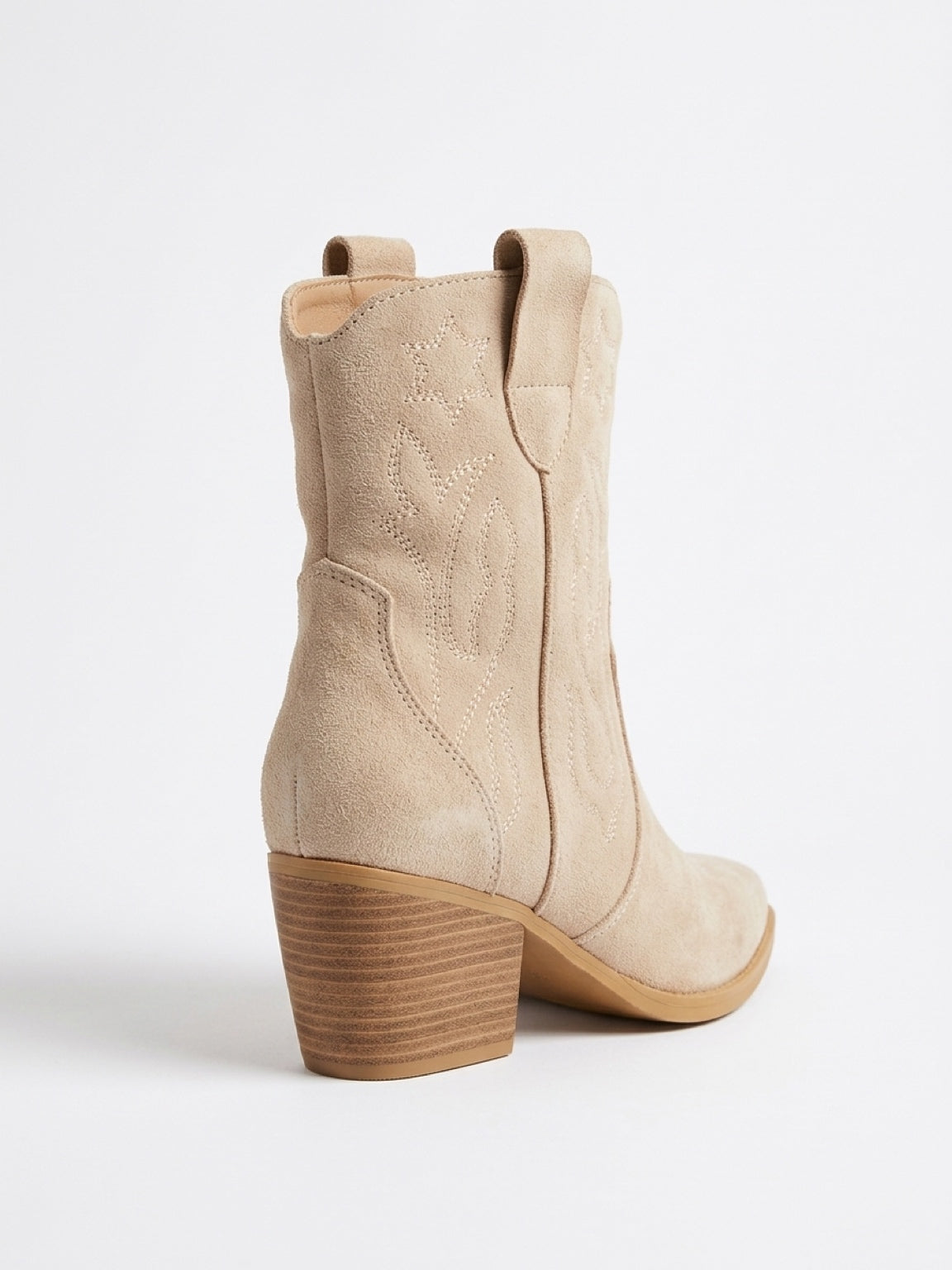 BREDA COWBOY BOOT BEIGE