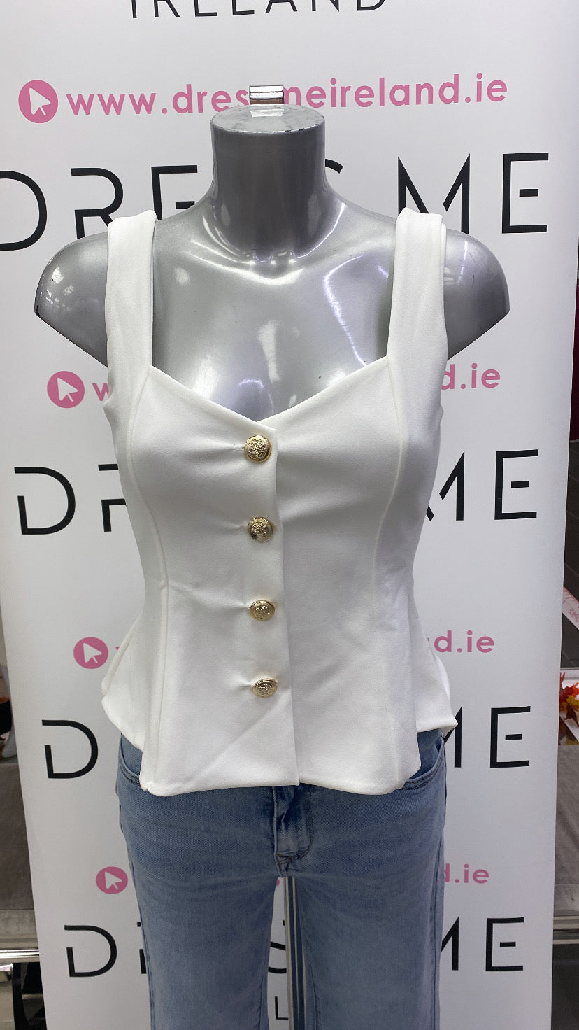 RITA TOP - WHITE