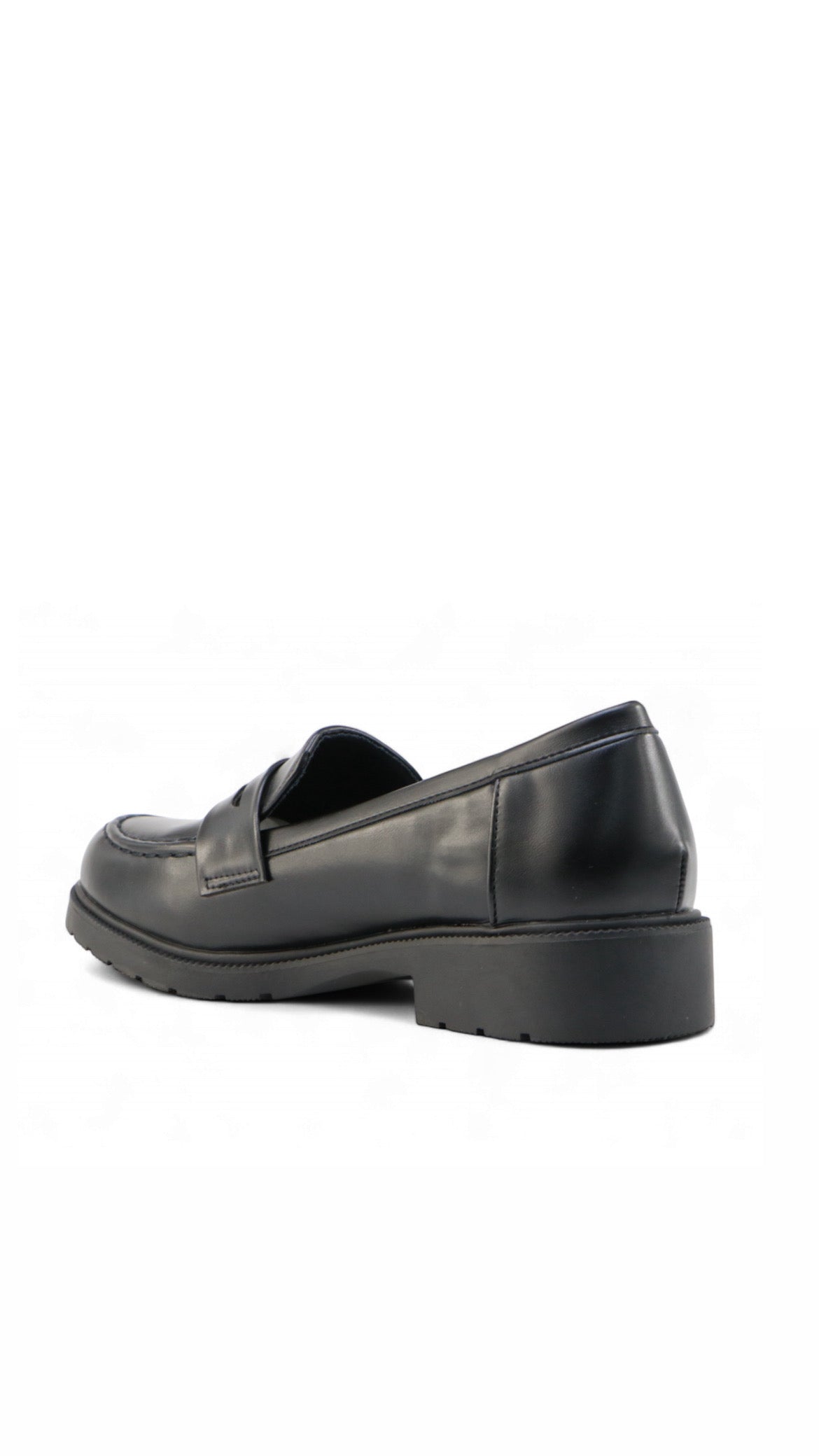 ZOE LOAFER - BLACK PU