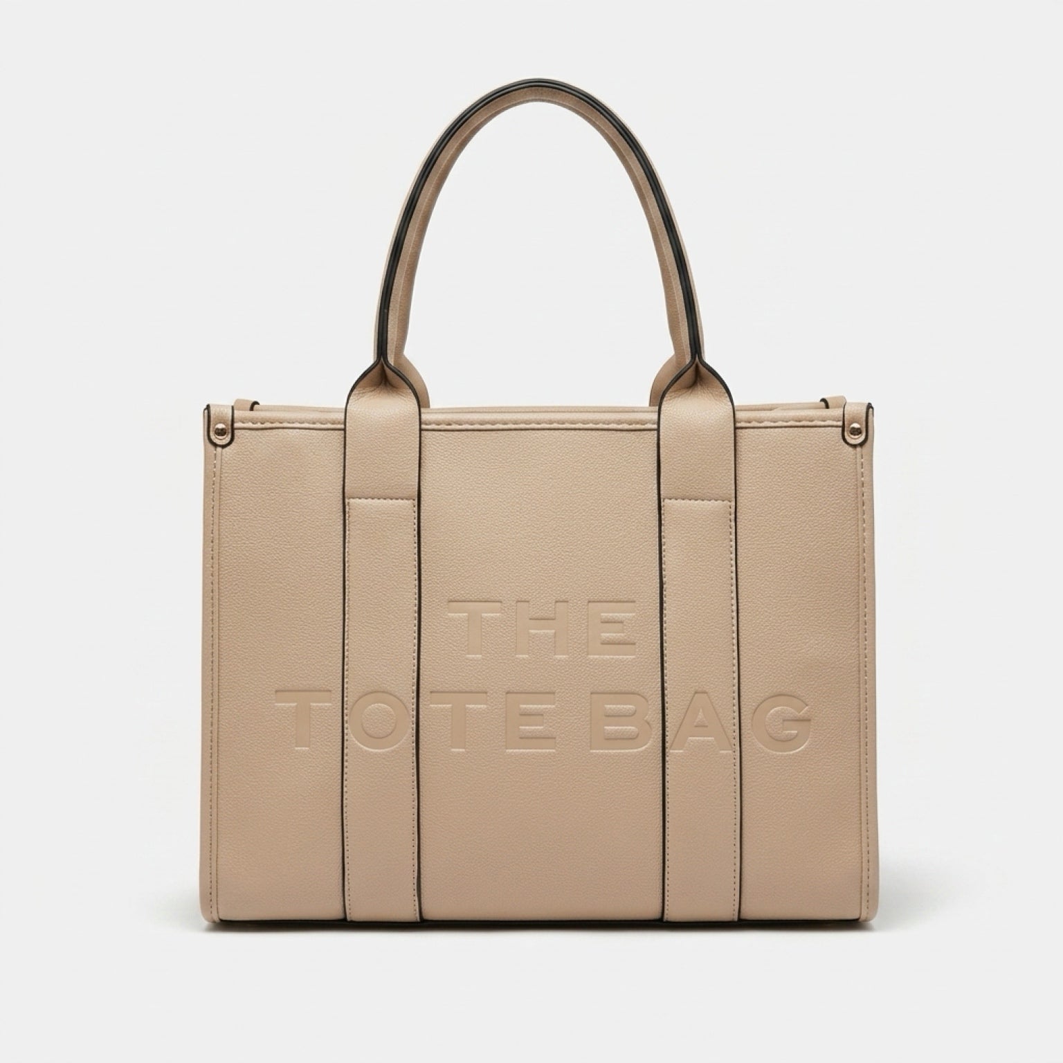 RIA Structured Tote Bag - Taupe