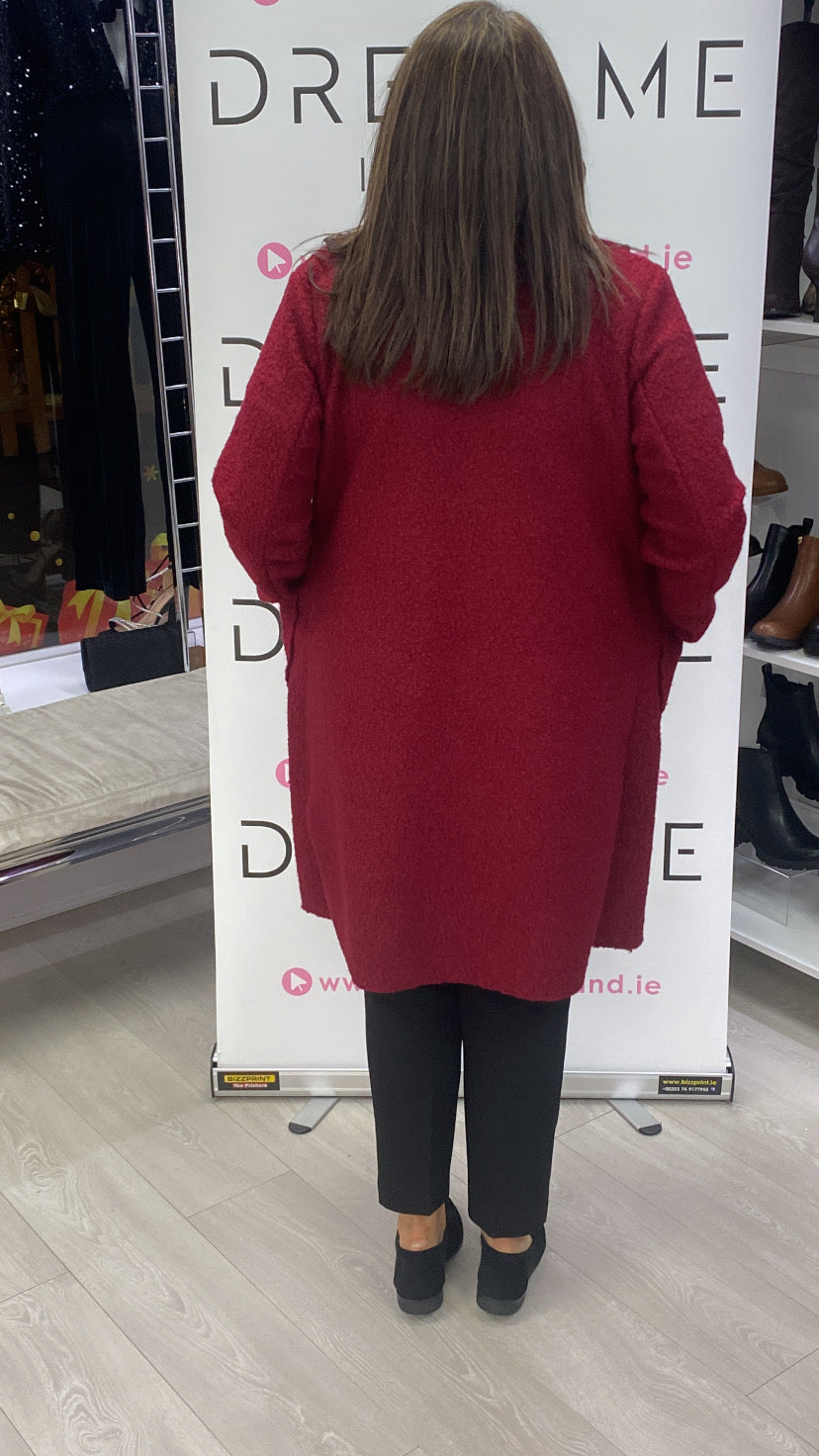 MEGAN JACKET - BURGUNDY