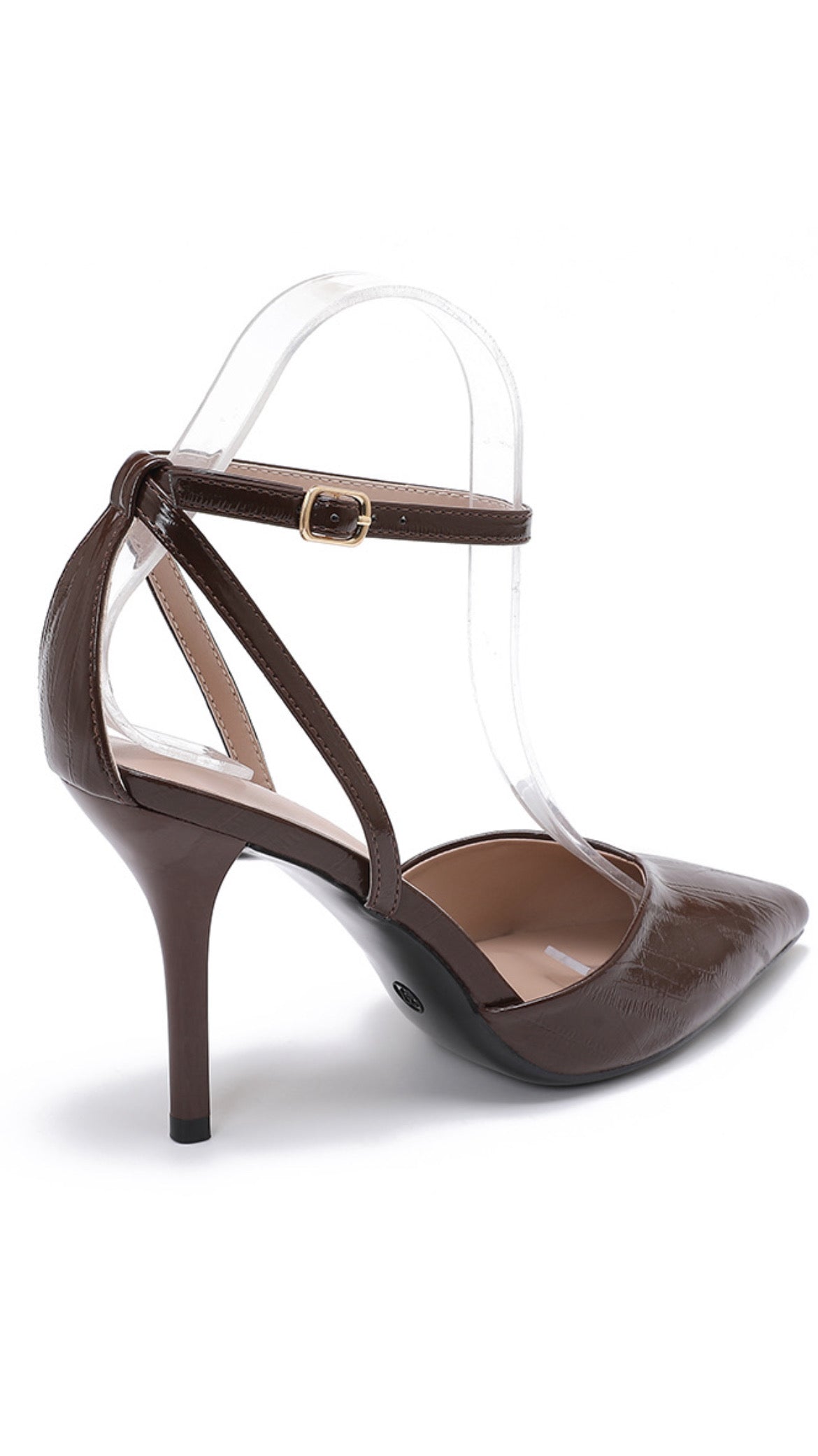 Hannah Brown Strappy Heel – Classic Pointed Toe Stiletto