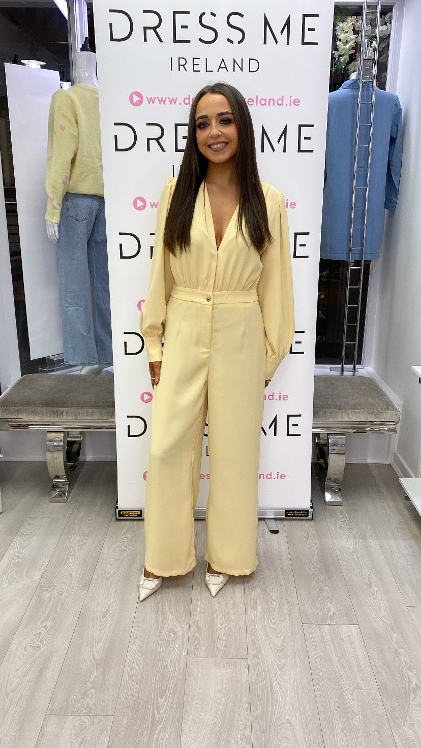 LAUREN JUMPSUIT - YELLOW