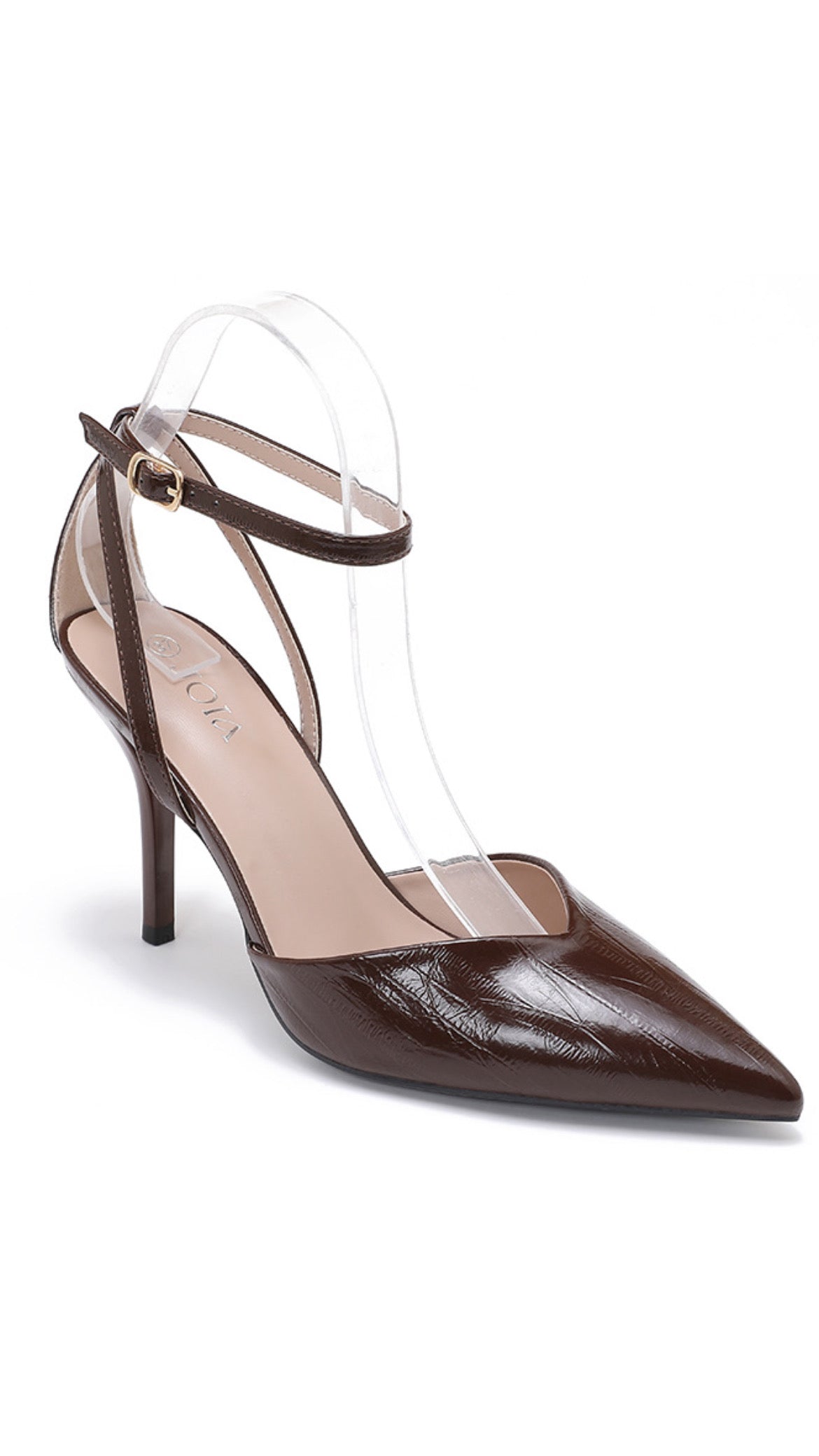Hannah Brown Strappy Heel – Classic Pointed Toe Stiletto