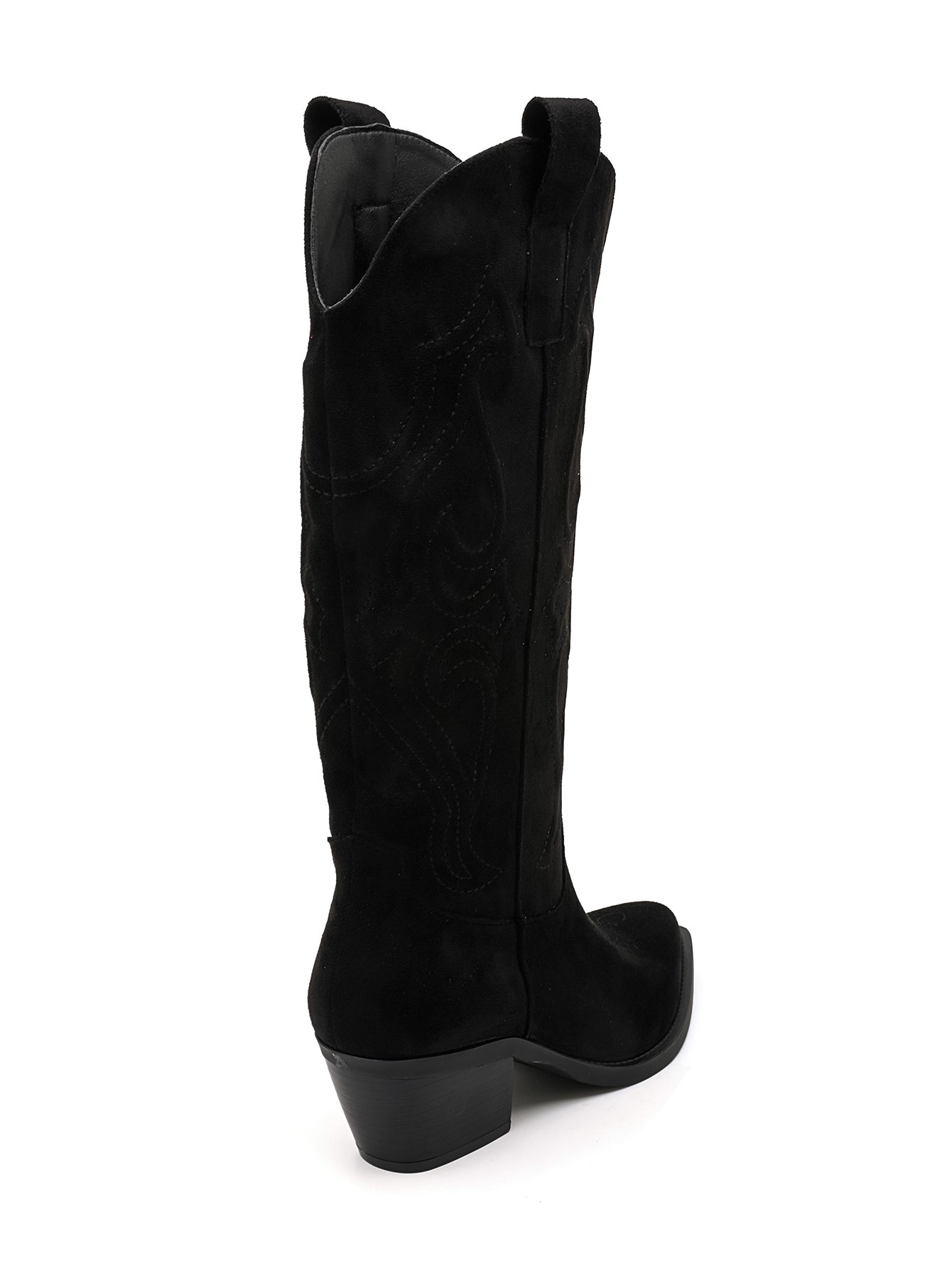 ROSIE COWBOY WESTERN BOOTS - BLACK