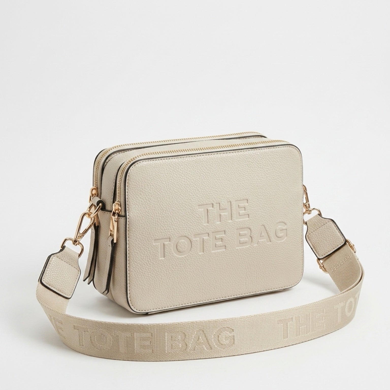 MIA Crossbody Tote Bag - Beige