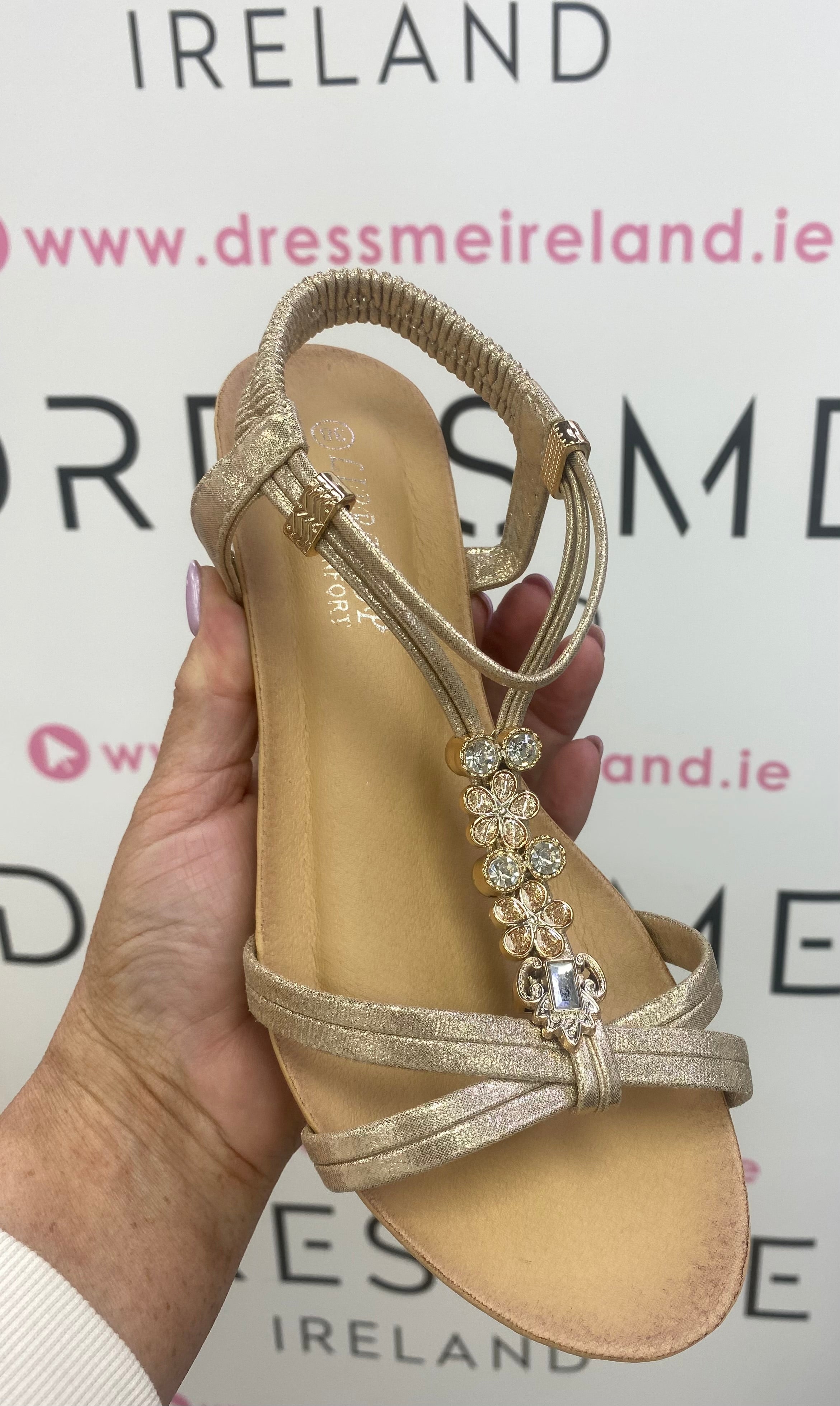 SHAYNA SANDAL- GOLD