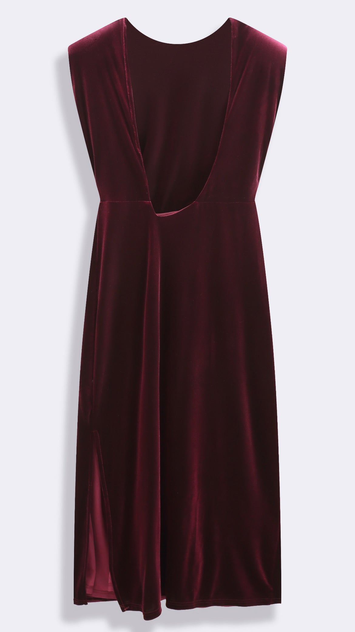 KATE DRESS - BURGANDY